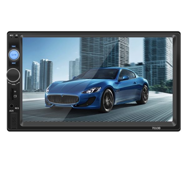 CENTRAL USB multimídia de tela sensível ao toque do carro com mp5 player 2 din 7 polegadas hd para 7010b/7012b/7018b, fm/dvd com câmera de RÉ