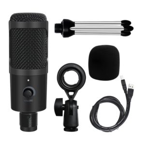 Microfone condensador usb profissional para computador portátil jogos streaming estúdio de gravação youtube