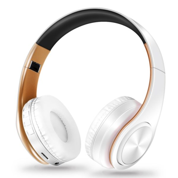 Fones de ouvido Bluetooth/sem fio Estéreo dobrável esportivo com Microfone, MP3 player e entrada para cartão SD - Image 5