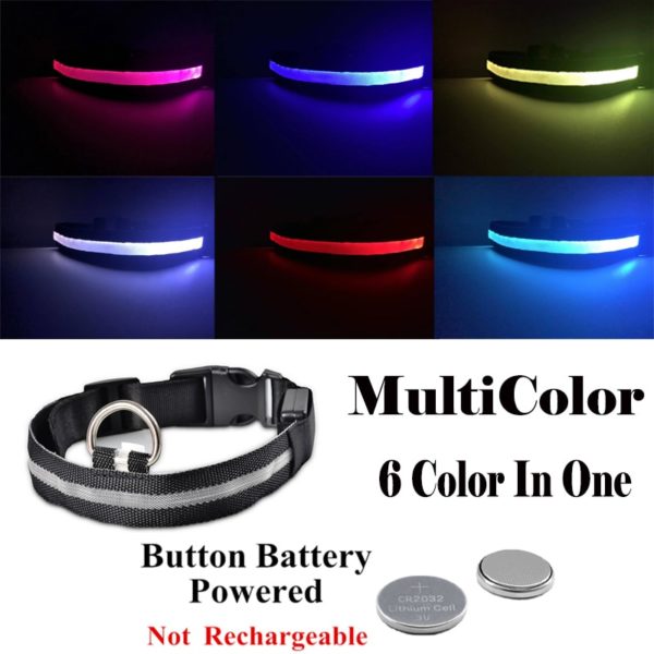 Colar recarregável USB para cachorro de estimação LED brilhante e piscante  [suprimentos de segurança] - Image 21