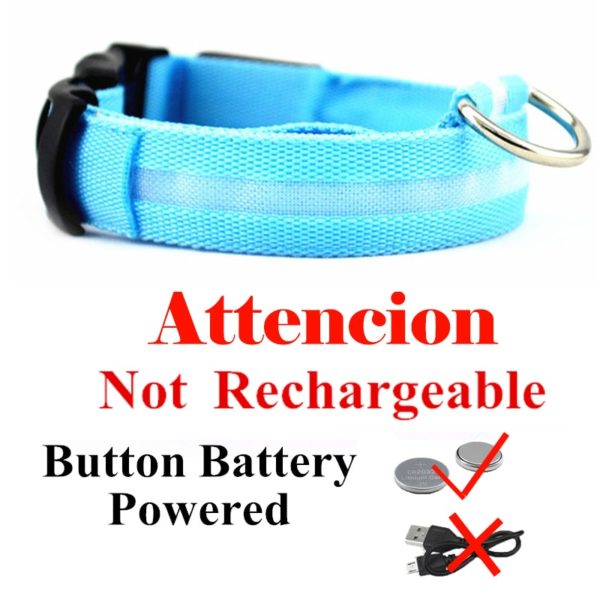 Colar recarregável USB para cachorro de estimação LED brilhante e piscante  [suprimentos de segurança] - Image 12