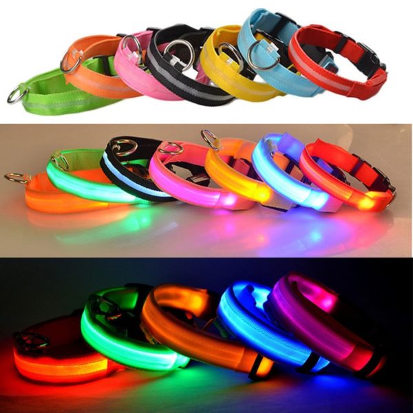 Colar recarregável USB para cachorro de estimação LED brilhante e piscante  [suprimentos de segurança] - Image 19