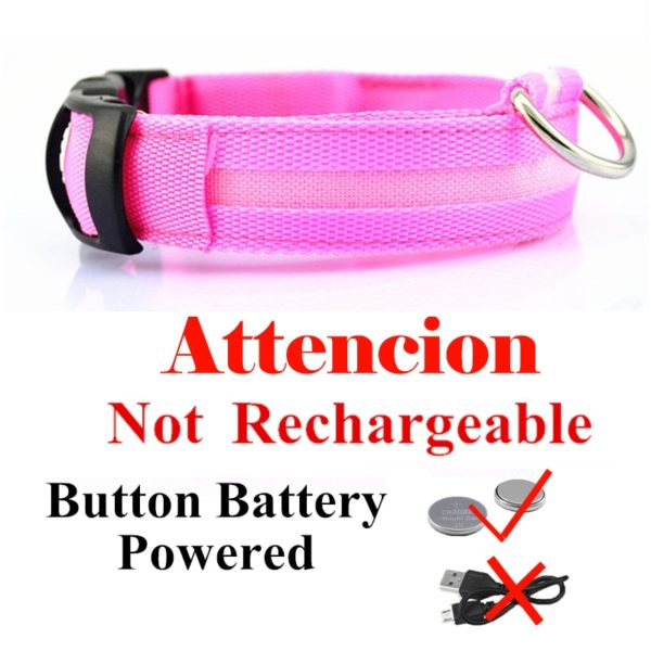 Colar recarregável USB para cachorro de estimação LED brilhante e piscante  [suprimentos de segurança] - Image 14