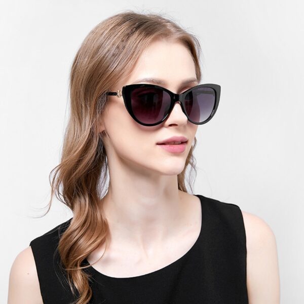 Luxury cat-eye sunglasses for women - New designer vintage catwalk 2022 UV400 - Image 8