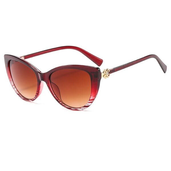Luxury cat-eye sunglasses for women - New designer vintage catwalk 2022 UV400 - Image 11
