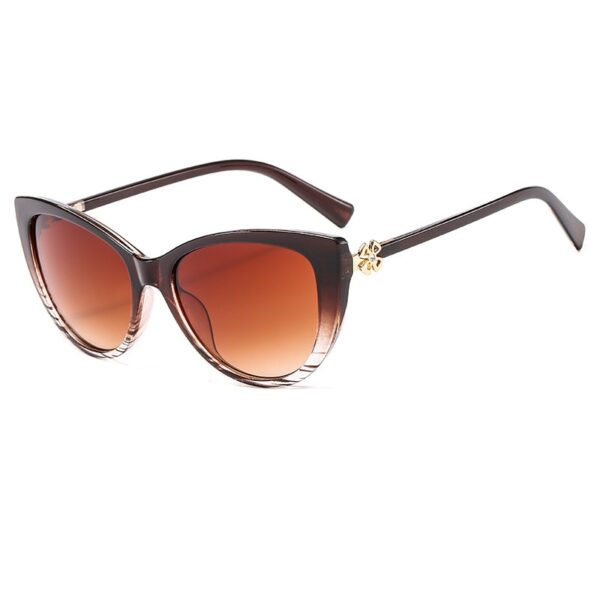 Luxury cat-eye sunglasses for women - New designer vintage catwalk 2022 UV400 - Image 4
