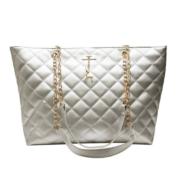 Luxury Soft Leather Handbags with Chain Shoulder Women's Crossbody - Image 8
