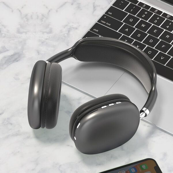 Wireless Bluetooth headphones with microphone, ideal for games and work! - Image 7