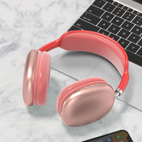 Wireless Bluetooth headphones with microphone, ideal for games and work! - Image 3
