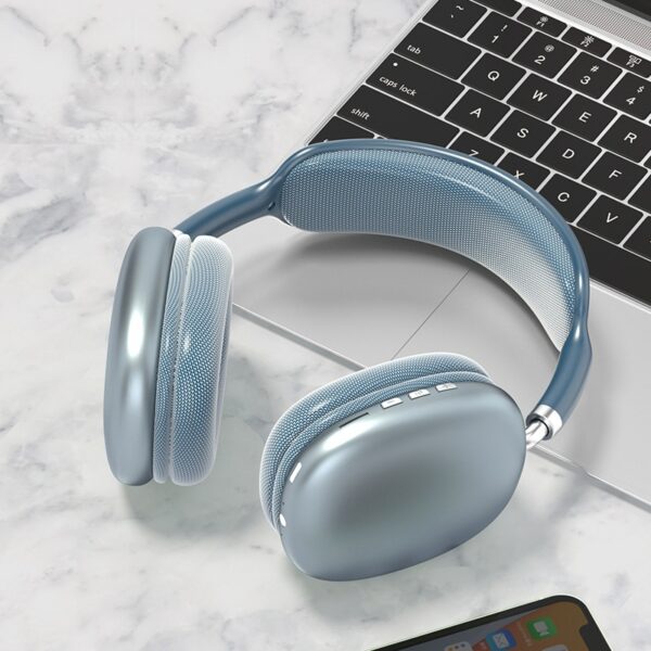Wireless Bluetooth headphones with microphone, ideal for games and work! - Image 6