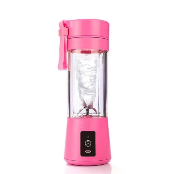 Mini Portable Blender with USB Refillable Cup. Equipped with 6 sharp blades, it perfectly blends fruits and ingredients to create irresistible drinks. - Image 4