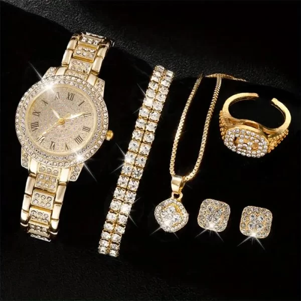 Exclusive Women's Luxury Watch Set – Elegance, Crystals, and Sophisticated Bracelet Designs | Limited Edition! - Image 3