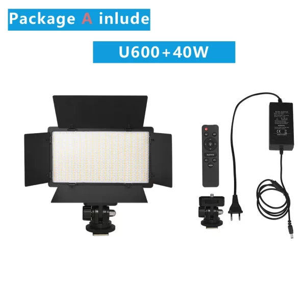LED Video Light with Professional Lighting – Includes Tripod and Remote Control for Studio and Recording - Image 8