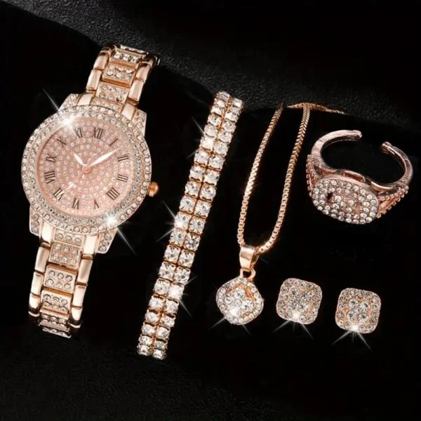 Exclusive Women's Luxury Watch Set – Elegance, Crystals, and Sophisticated Bracelet Designs | Limited Edition! - Image 11