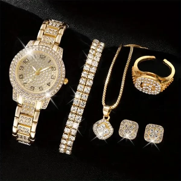 Exclusive Women's Luxury Watch Set – Elegance, Crystals, and Sophisticated Bracelet Designs | Limited Edition! - Image 10