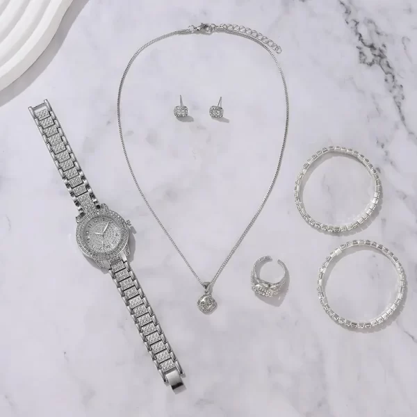 Exclusive Women's Luxury Watch Set – Elegance, Crystals, and Sophisticated Bracelet Designs | Limited Edition! - Image 4