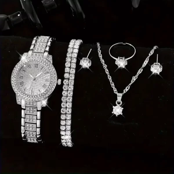 Exclusive Women's Luxury Watch Set – Elegance, Crystals, and Sophisticated Bracelet Designs | Limited Edition! - Image 9