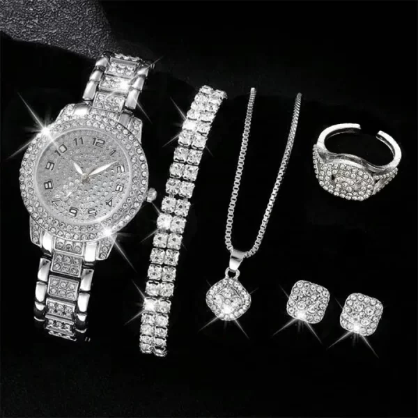 Exclusive Women's Luxury Watch Set – Elegance, Crystals, and Sophisticated Bracelet Designs | Limited Edition! - Image 2